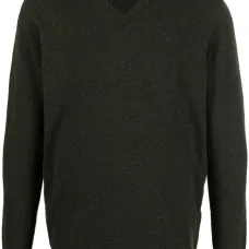 Шерстяной свитер Essential с V-образным вырезом Шерстяной свитер Essential с V-образным вырезом