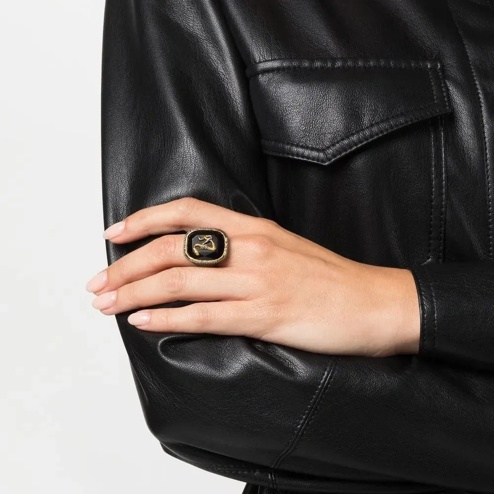 Кольцо с логотипом