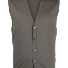 Шерстяной жилет с V-образным вырезом