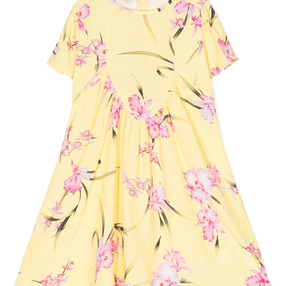 Платье с цветочным принтом