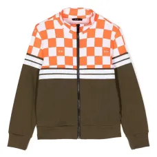 Куртка на молнии в клетку
