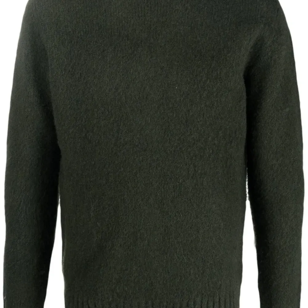 шерстяной джемпер с круглым вырезом