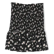 Плиссированная юбка с цветочным принтом