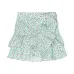 Мини-юбка с оборками и цветочным принтом Мини-юбка с оборками и цветочным принтом