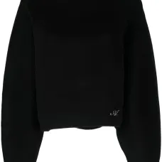 Джемпер с вышитым логотипом