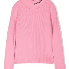 Джемпер с вышитым логотипом