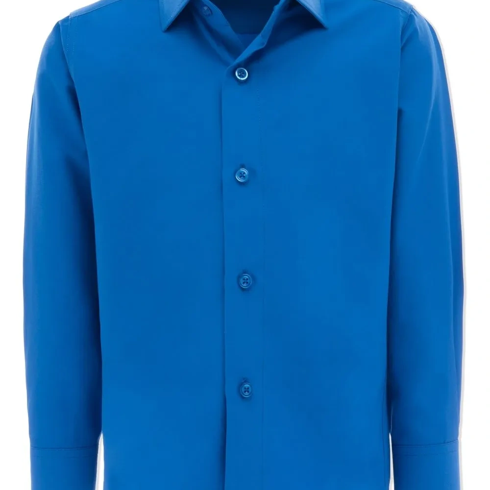 Однотонная рубашка