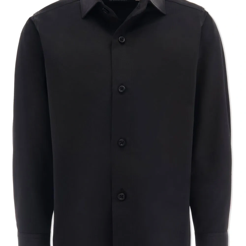 Однотонная рубашка