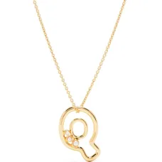 Цепочка на шею с подвеской Q