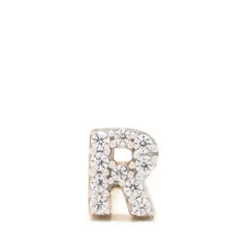Initial single stud earring Initial single stud earring