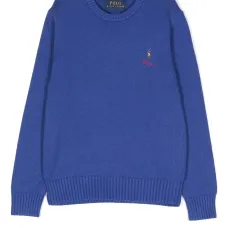 Джемпер с вышитым логотипом