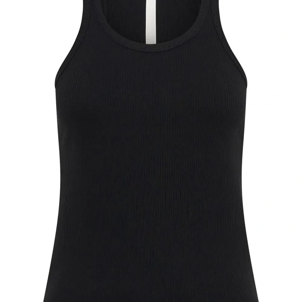 Топ E-Hoop в рубчик