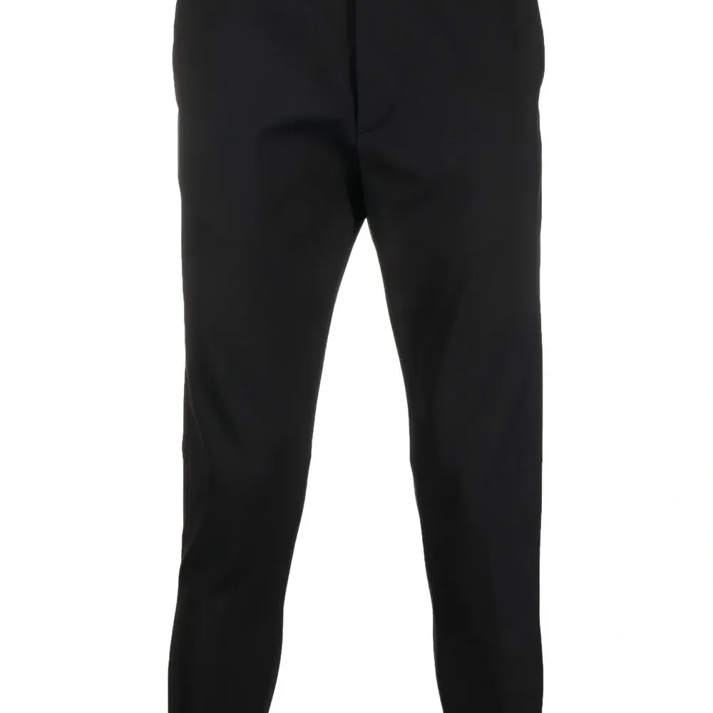 Укороченные зауженные брюки