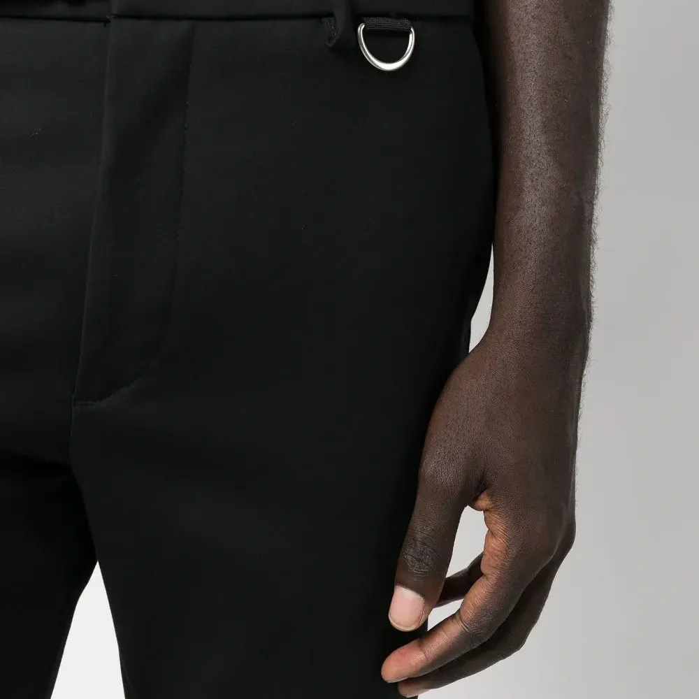 Укороченные зауженные брюки