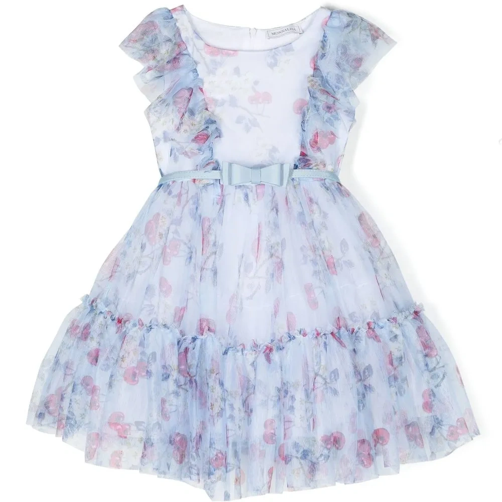 Платье с оборками