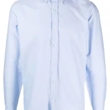 Поплиновая рубашка узкого кроя