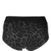 трусы-брифы с леопардовым принтом и логотипом