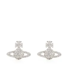 Серьги-гвоздики с логотипом