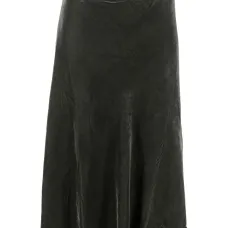 Бархатная юбка макси