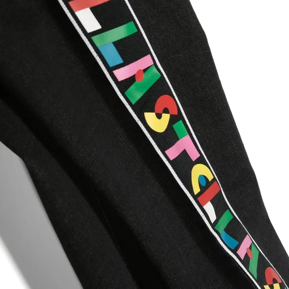 Брюки прямого кроя с логотипом