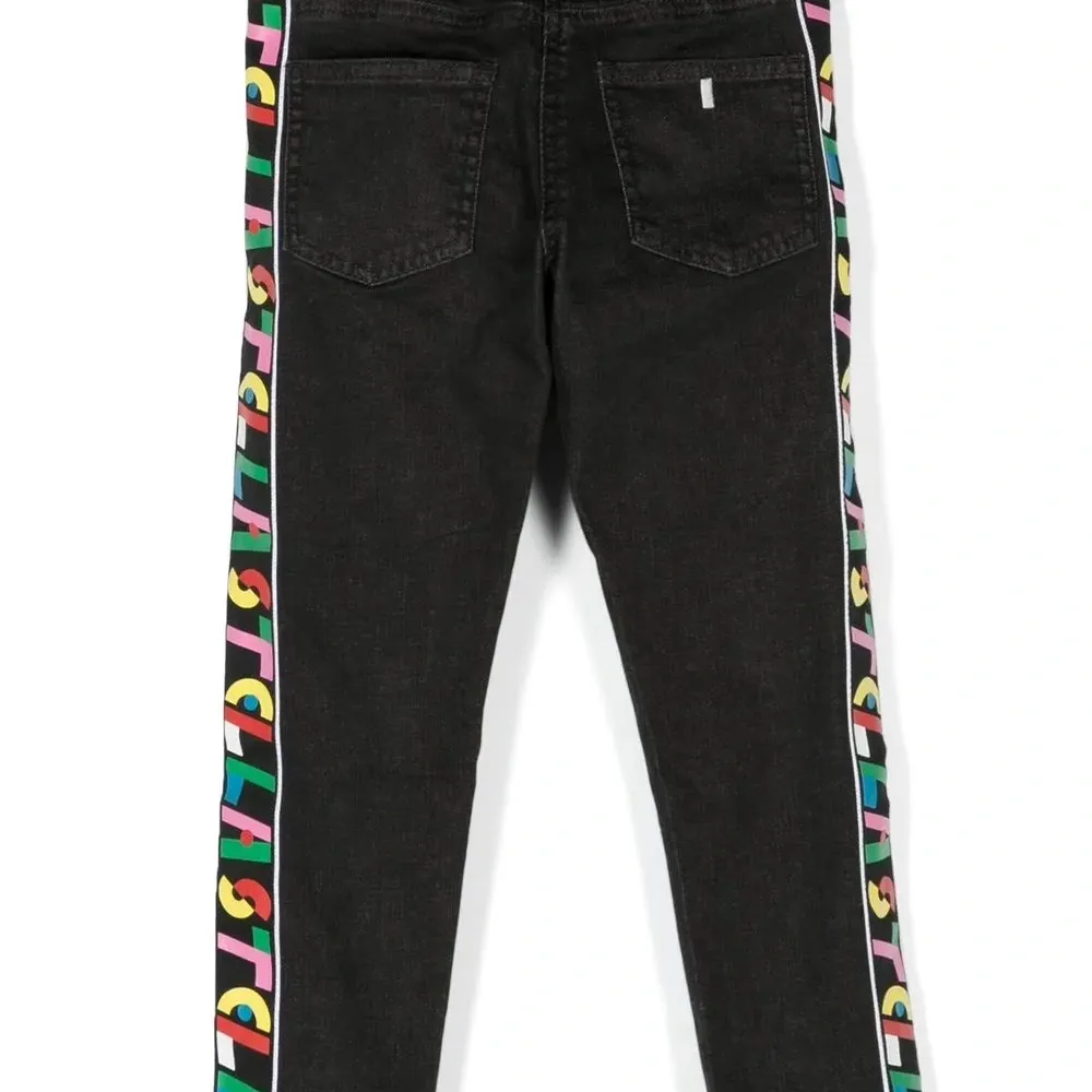 Брюки прямого кроя с логотипом