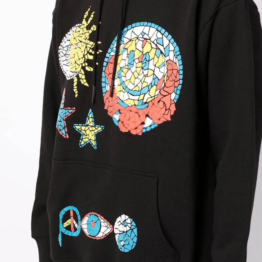 Худи Mosaic с графичным принтом