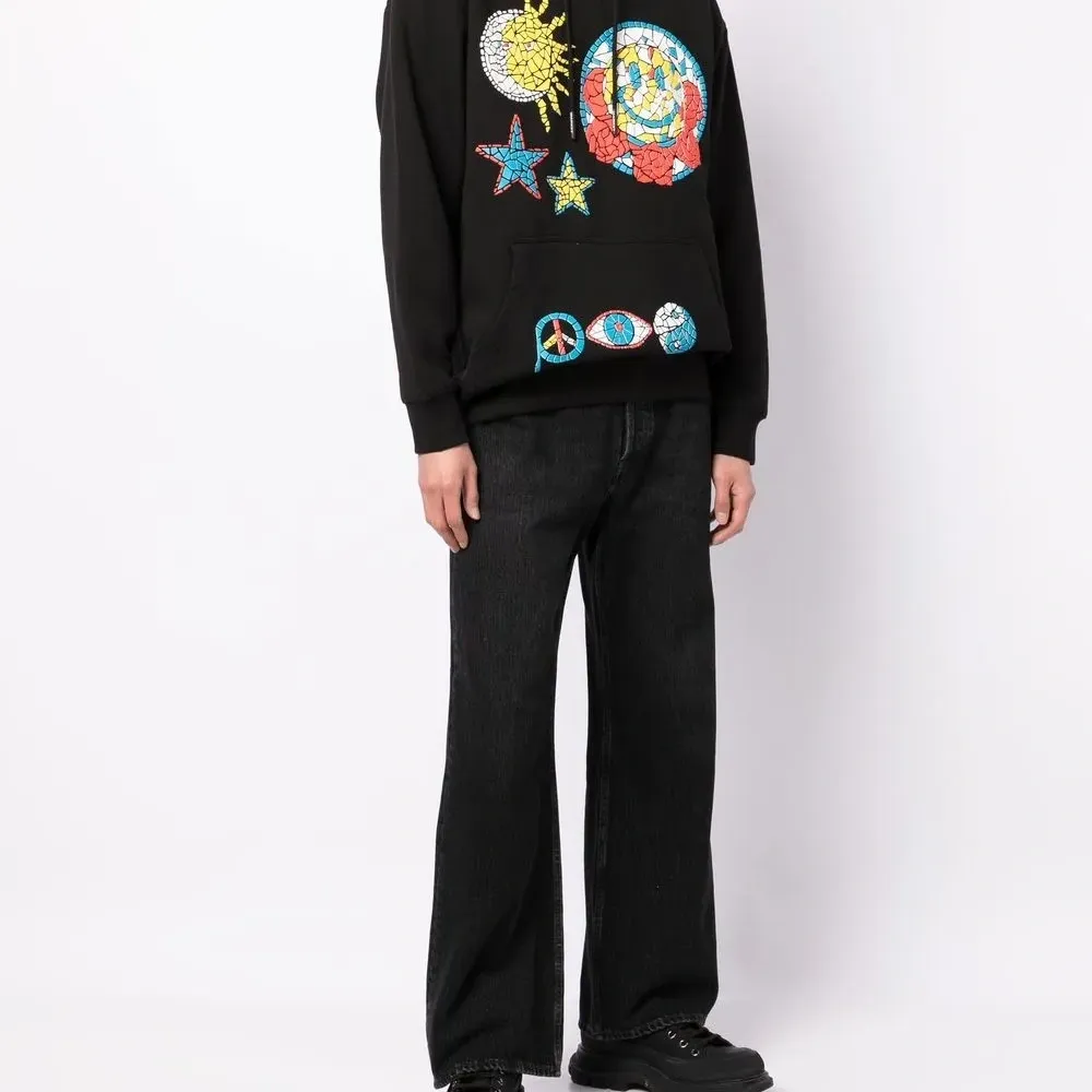 Худи Mosaic с графичным принтом