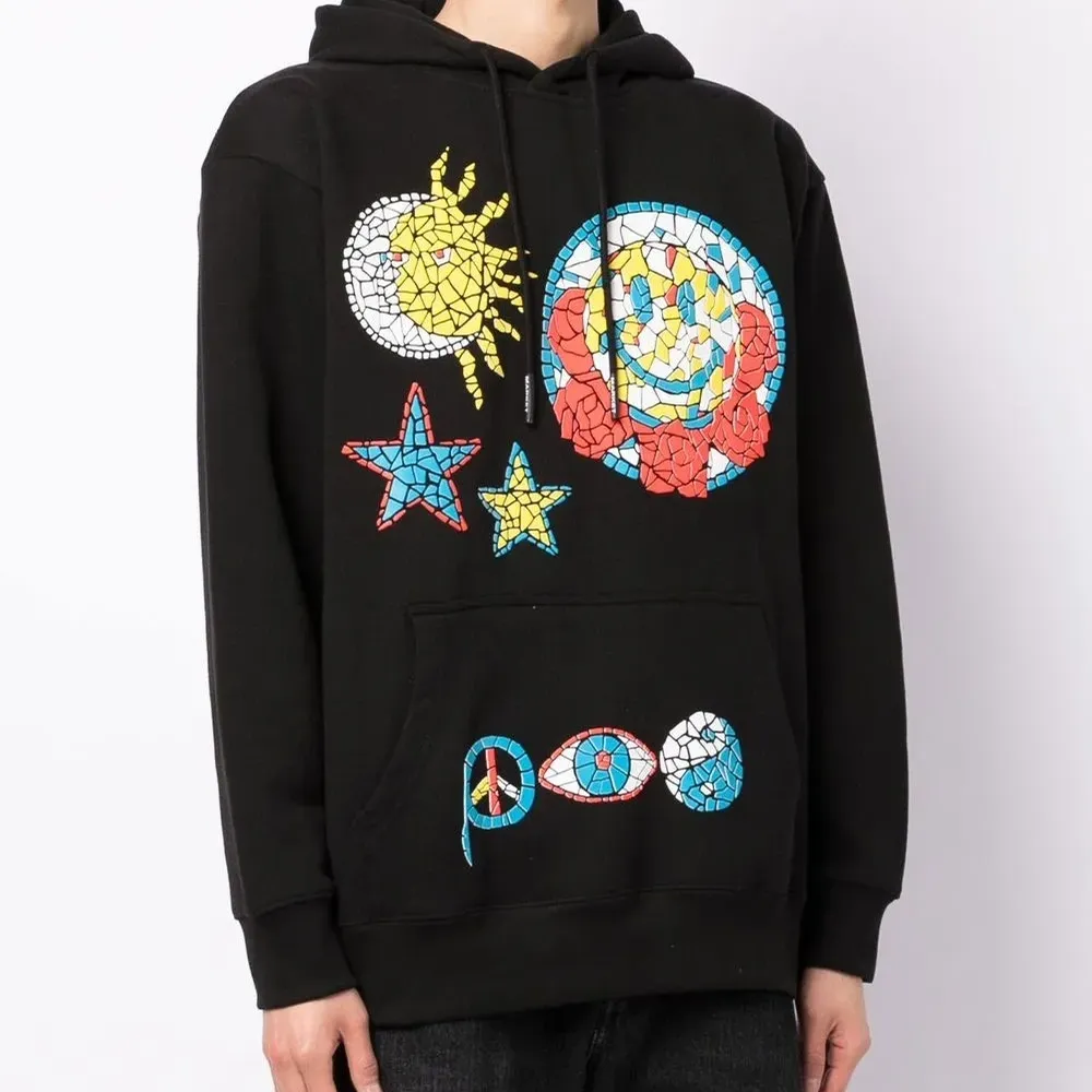 Худи Mosaic с графичным принтом