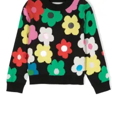 Джемпер с цветочным принтом