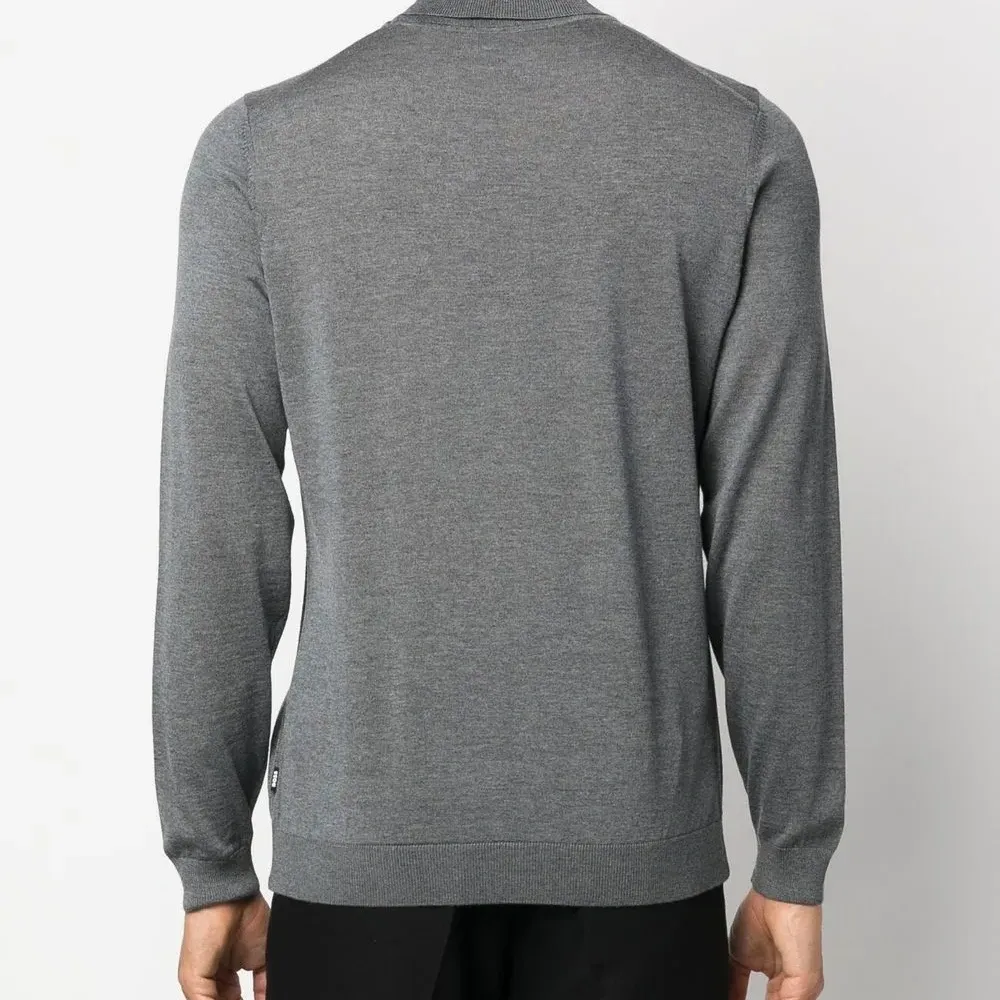 шерстяная толстовка с высоким воротником