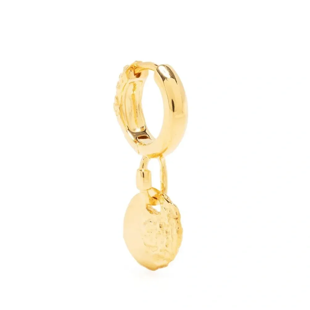 Серьга-хагги с подвеской