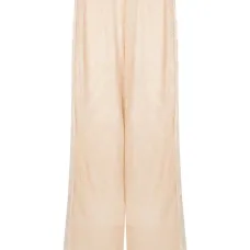 Широкие брюки с кружевной отделкой