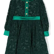 Платье миди с длинными рукавами