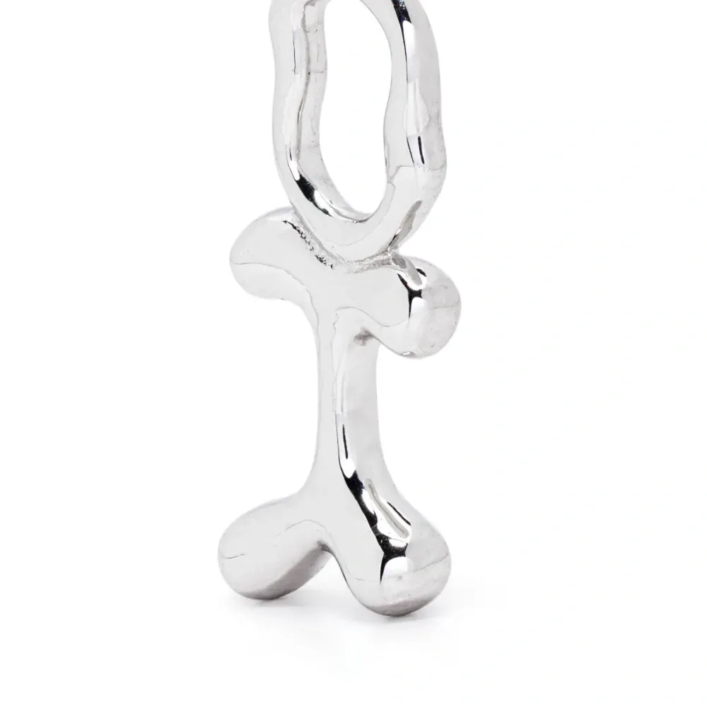 серебряная подвеска Fluent Letter I