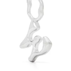 серебряная подвеска Fluent Letter W