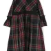 Платье в клетку тартан