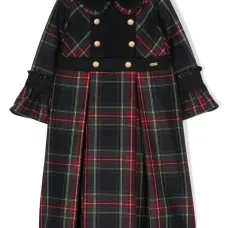Платье в клетку тартан