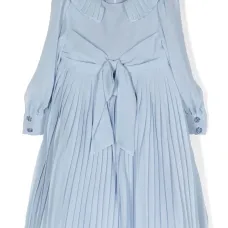 Шифоновое платье макси со складками