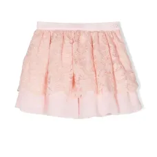 Мини-юбка с кружевной отделкой Мини-юбка с кружевной отделкой