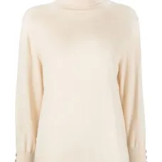 Кашемировый джемпер с высоким воротником