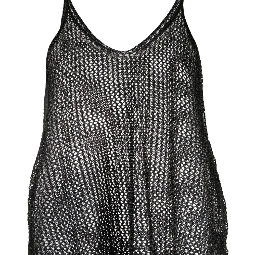 Трикотажный топ Miles с эффектом металлик