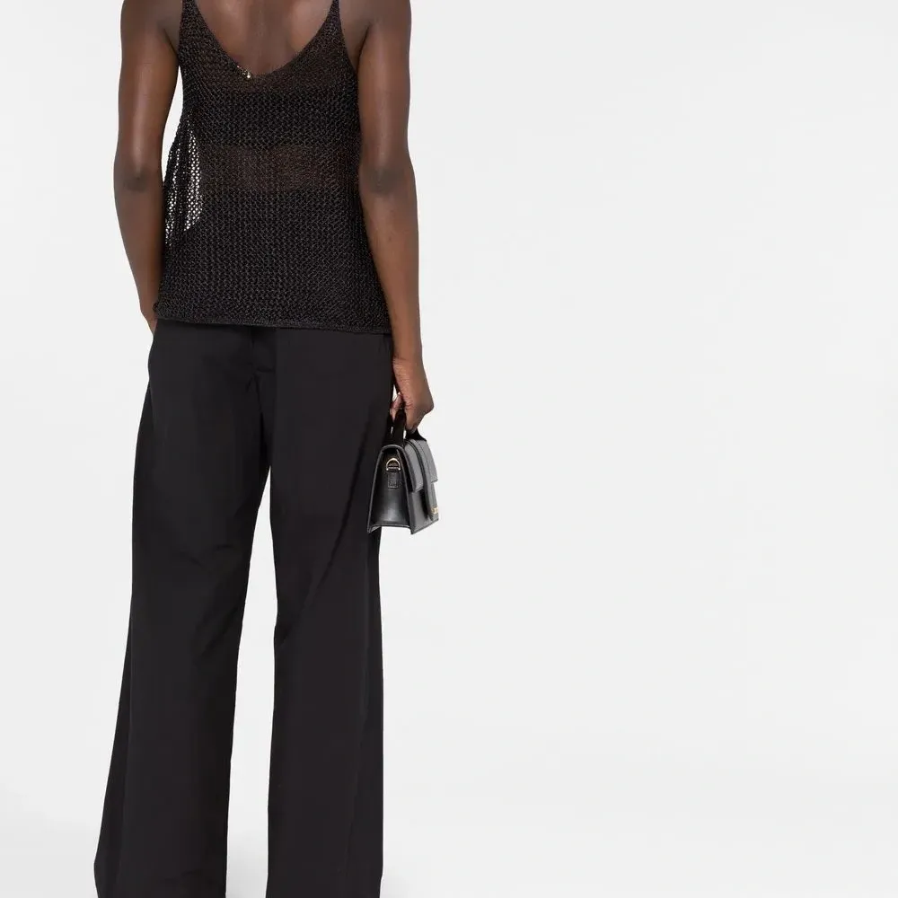 Трикотажный топ Miles с эффектом металлик