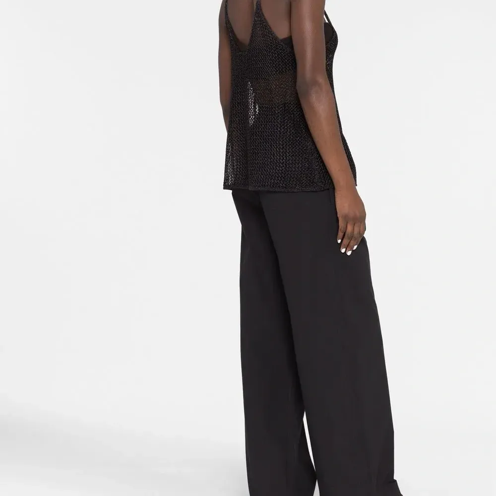 Трикотажный топ Miles с эффектом металлик