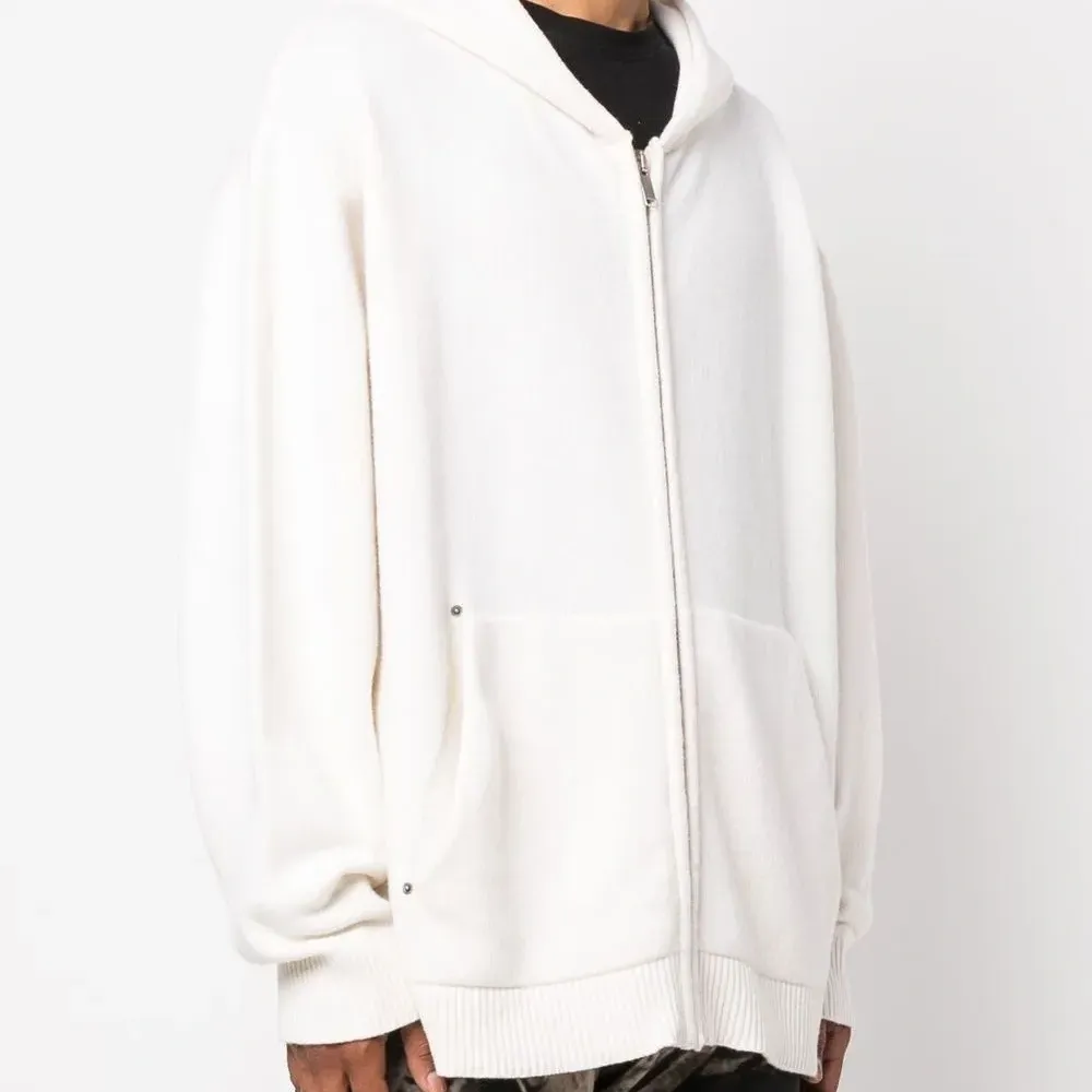 Худи на молнии из смесовой шерсти