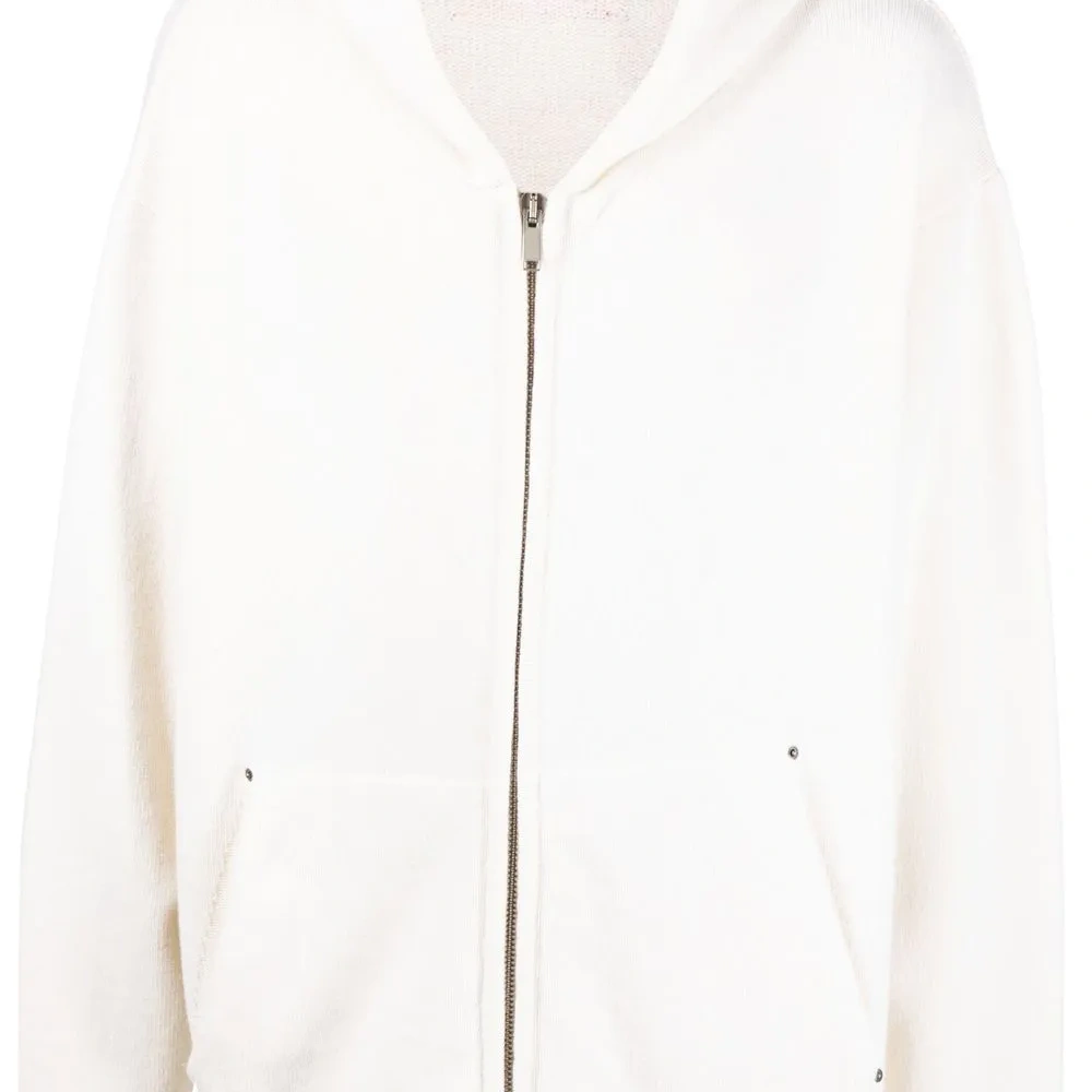 Худи на молнии из смесовой шерсти