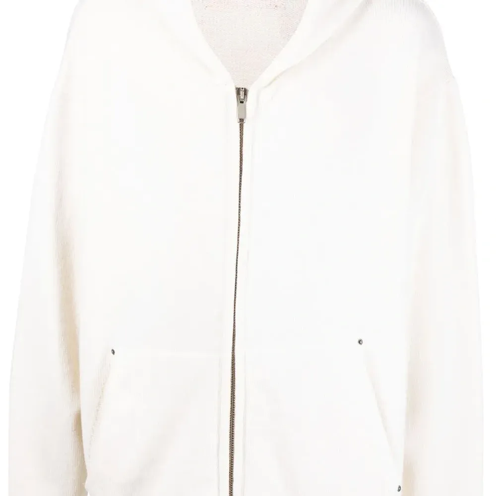 Худи на молнии из смесовой шерсти