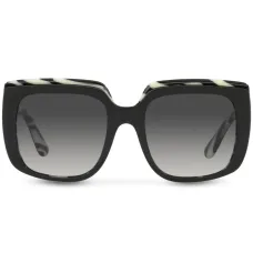 Солнцезащитные очки с зебровым принтом