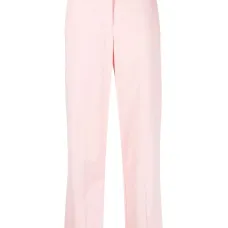 Брюки строгого кроя с завышенной талией Брюки строгого кроя с завышенной талией