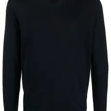 Джемпер из шерсти мериноса с V-образным вырезом