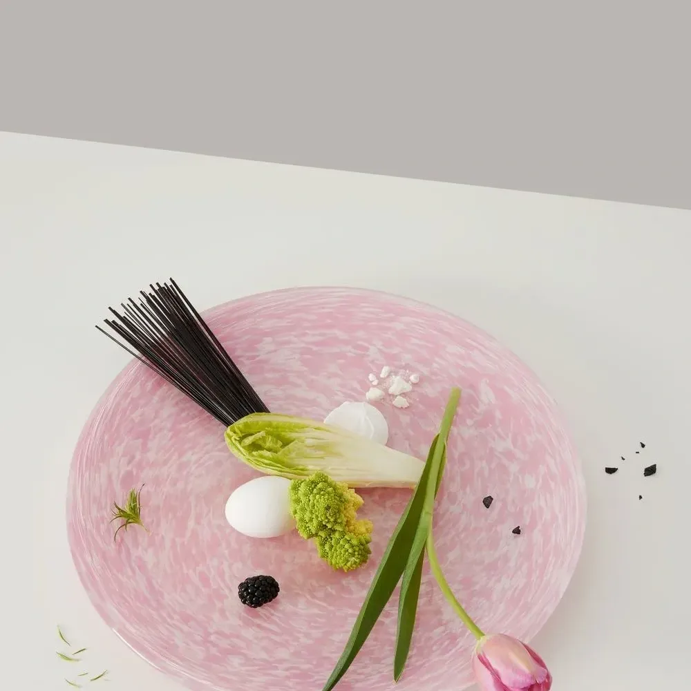 Большой поднос Macchia из муранского стекла